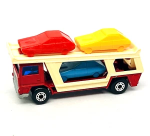Matchbox Lesney Superfast 11 Car Transporter in rosso scuro, base non verniciata, come nuovo! - Foto 1 di 3