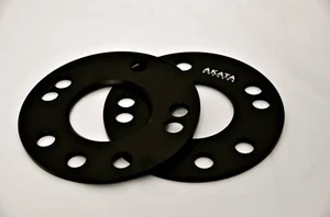 3MM WHEEL SPACERS FOR MAZDA CX-3 (2016-2020) 5X114.3 CB 67.1 BLACK ANODIZED - Picture 1 of 1
