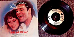 Cliff Richard & Sarah Brightman - All I Ask Of You - 7" Vinyl - 1st Press - N/M! - Picture 1 of 2