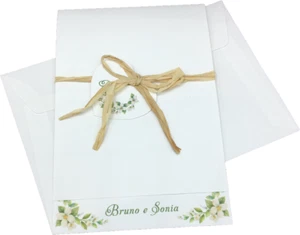 PARTECIPAZIONI PERSONALIZZATE MATRIMONIO NOZZE INVITO BUSTE SPOSI 315406 - Foto 1 di 2
