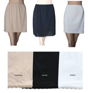M*S Half / Waist Slip Cool Comfort underskirt Lace trim Cling resistant RRP £16 - Picture 1 of 2