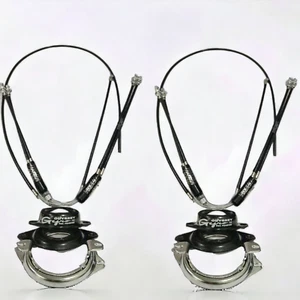 2x Haro Cable NOS Odyssey Gen 1 Giroscopio Desenredante 25.4 Old School BMX Negro Spinner - Imagen 1 de 5
