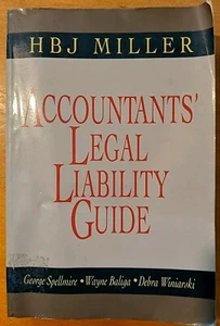 HBJ Miller Accountants' Legal Liability by Winiarski, Spellmire, Baliga ©1990 - Bild 1 von 2