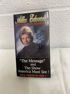 ALLEN EDWARDS Voice of Branson live VHS “The Message” & Show America Must See - Picture 1 of 5