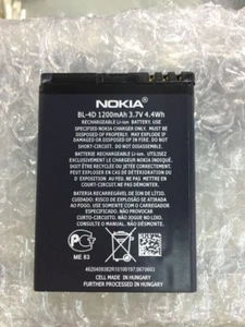 1pcs New Battery For Nokia BL 4D N97 mini N8 E5-00 BL-4D 1200mAh - Picture 1 of 2