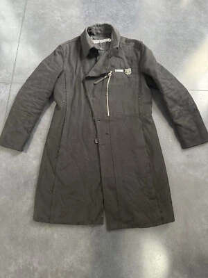 BERGSBIKEMBER 黑色羊毛大衣男式 52 码 — 第 1/4 张图片