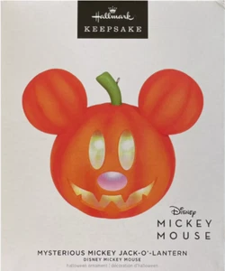 2024 HALLMARK - MISTERIOSO MICKEY JACK-O-LANTERN - DISNEY MICKEY MOUSE COMO NUEVO EN CAJA - Imagen 1 de 1