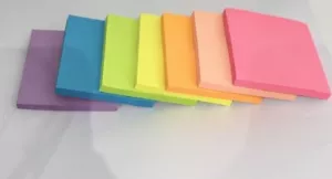 7 X Florescent Post It Notes Sticky Note Pads Planner Sticker Notepad Memo Pad - Picture 1 of 11
