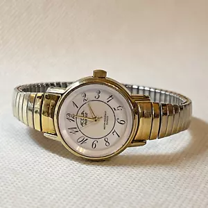 Acqua Timex Indiglo Quartz Watch Women's Gold Tone Water Resistant New Battery - Picture 1 of 9
