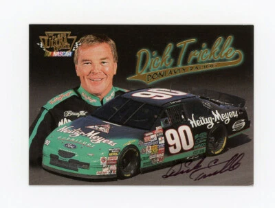Dick Trickle 1997 Ultra Update автографы с автографом Fleer тиснение сертификат подлинности - Изображение 1 из 3