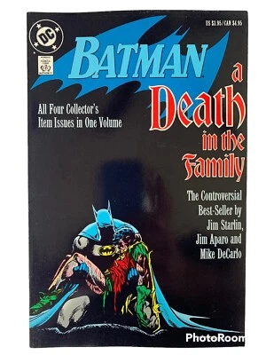 DC Comics - Batman A Death in The Family Graphic Novel 1st Print 1988 Fine - Image 1 of 4