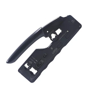 RJ45 RJ11 RJ12 Network Ethernet Cable Crimping Tool Compact Modular Crimper - Picture 1 of 6