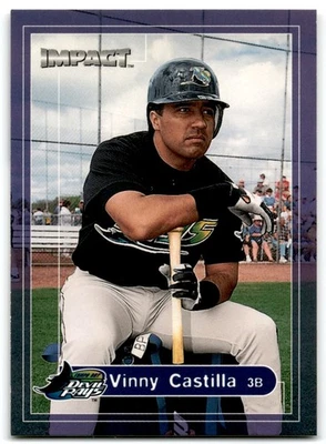 2000 Fleer Impact Vinny Castilla Tampa Bay Devil Rays #129 - Image 1 of 2