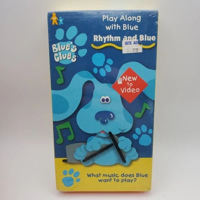 Blue's Clues - Rhythm and Blue (VHS, 1999) Brand New, Factory Sealed - Image 1 of 4