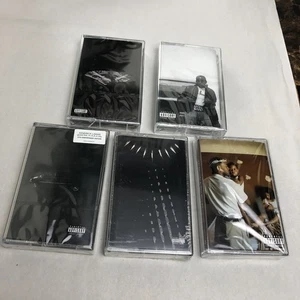 5 SEALED Kendrick Lamar Cassette Tapes Good Kid, Butterfly, GNX, Black Panther - Picture 1 of 11