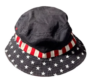 Mega Cap Bucket Hat Patriotic Red/White/Blue Children's Large - Picture 1 of 1