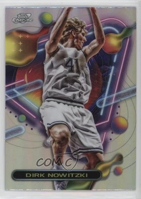 2023-24 Topps Cosmic Chrome Refractor Dirk Nowitzki #32 HOF - Image 1 of 2