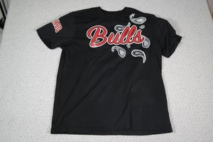 Chicago Bulls Shirt Herren Large schwarz NBA Basketball Paisley Pro Standard - Bild 1 von 7