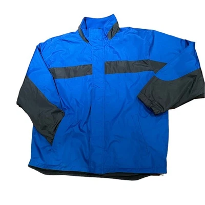 Athletic Works Mens XL Reversible Royal Blue Full Zip coat with Fleece Full Zip - Image 1 of 4