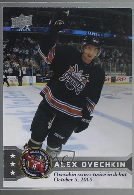 2025 Upper Deck GR8 Moments (Oct 5 2005) Scores Twice in Debut Alex Ovechkin - Image 1 of 2