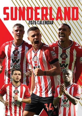 CALENDARS R US 2026 Sunderland FC A3 Calendar