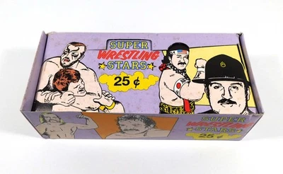 Monty Gum Super Wrestling Stars 1986 caja (50 paquetes) Foto 1 de 2