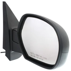 Mirror For 2007-13 Chevrolet Silverado 1500 GMC Sierra 1500 Right Textured Black - Picture 1 of 6