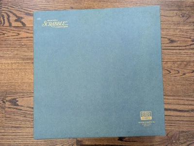 Vintage Scrabble Deluxe Edition Rotating Turntable W/ Book S and R Games 1977 - Image 1 of 4