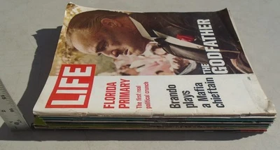 LIFE MAGAZINE 1936 - 1985 The Godfather, Michael Jackson LOT OF 8 Mix MAGAZINES - Image 1 of 4
