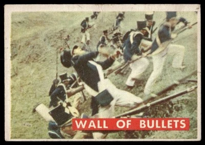 1956 Topps Davy Crockett Green Back (R712-1a) #68A Wall of Bullets PR/VG - Image 1 of 2