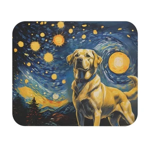 Tappetino Mouse Artistico per Cani - Ispirato alla Notte Stellata, Decorazione Ufficio, Regalo per Cane - Foto 1 di 5
