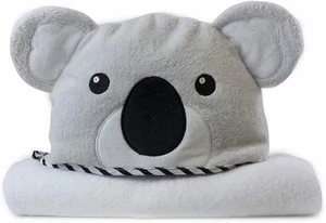 Bubba Blue Animals Koala Novelty Hooded Nursery/Infant Wrap Baby 0m+ Bath Towel - Picture 1 of 16