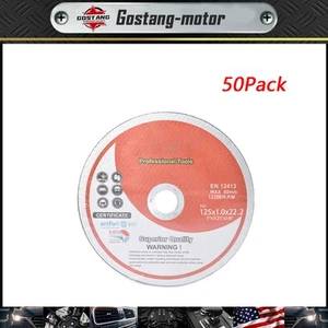 Cutting Discs 5"x.040"x7/8" Cut-off Wheel - Metal & Stainless Steel 50 Pack - Picture 1 of 7