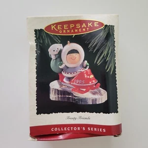 Hallmark Keepsake Frosty Friends Collector's Series 1995 Eskimo Sled #16 Box - Picture 1 of 4