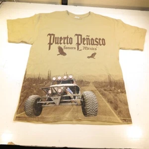 PUERTO PENASCO SONORA MEXICO OFF ROAD DESERT RACE T SHIRT Mens M All Over Print - Picture 1 of 4