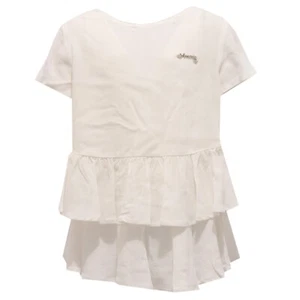 5322W camicia bimba girl ARMANI JUNIOR ivory viscose blouse shirt - Bild 1 von 4