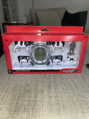 Britains 43137A1 Cattle Feeder Set 1:32 scale Cows farm animals pack cow toy - Image 1 of 4