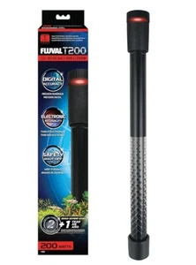 Fluval T200 Aquarium Heater 200w - Digital Fish Tank Thermostat - 100-200 Litres - Picture 1 of 6