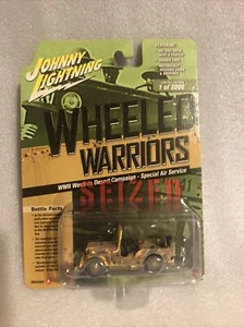 2022 JOHNNY LIGHTNING WWII WILLYS MB JEEP WHEELED WARRIORS VS B REL 1 NO 4 - Picture 1 of 3