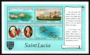 Santa Lucia 1982 - n. Michel blocco 34 ** - nuovo di zecca - navi / navi - Foto 1 di 1