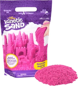 , 2Lbs Pink Play Sand, Moldable Sensory Toys for Kids, Resealable Bag (Packaging - Picture 1 of 12