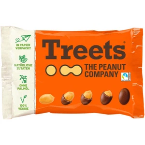 Treets Peanuts Erdnüsse im Schokoladenmantel geröstet knackig 185g - Picture 1 of 1