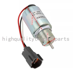 Fuel Shutoff Solenoid For Mitsubishi S3L2-61SD S3L2-61SDH S4L2-61SD 30A8710043 - Picture 1 of 10