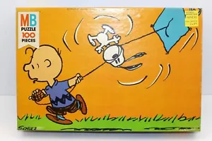 Milton Bradley Peanuts series #4382-5 100 piece Puzzle Schulz in Good condtion - Picture 1 of 5