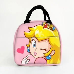 super Mario Princess Peach handbag lunch bag tote Picnic bag HANDBAG halloween - Picture 1 of 3