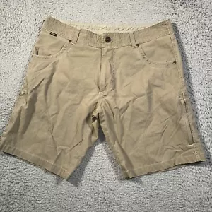 Kuhl Ramblr Shorts Men's 34 Beige Utility Vintage Patina Dye Outdoor Hiking - Picture 1 of 20