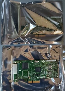 Lot of (2) 49Y4232 IBM PCI-E Intel Ethernet 10/100/100 Dual Port Adapter - Picture 1 of 4