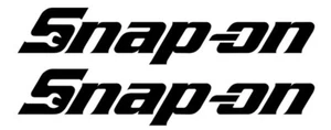 2 Pack Snap-on Tools Vinyl Decal Car Truck Bumper Window Toolbox Laptop Any Size - Foto 1 di 2