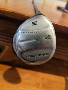 Left Hand Tour Edge Bazooka 20˚ Offset 5 Wood Golf Club - S flex graphite shaft - Picture 1 of 5