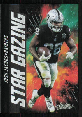 2021 Absolute Star Gazing #13 Josh Jacobs - Image 1 of 2